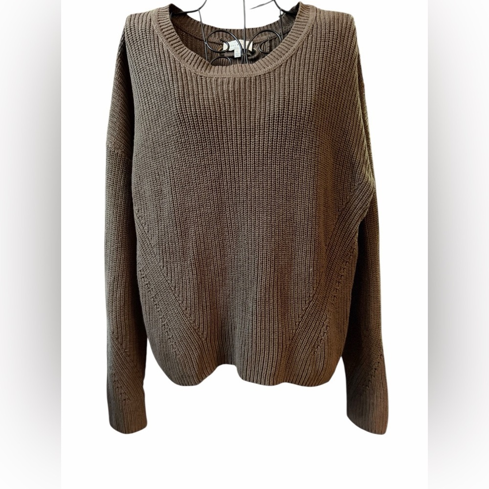 Lucky Brand  Lace-Up Back Sweater - Picture 5 of 12